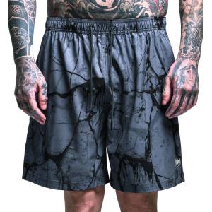 SULLEN мъжки шорти - бански sullen - cracked e-waist - scm8177_gy
