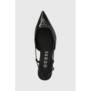 Guess Кожени обувки с тънък ток JESSON (FLPJES.LEA05.BLACK)