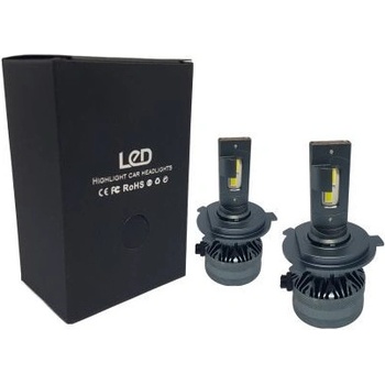 Лед крушки - Led система H4 модел A60 за фарове - 155 000 Лукса 55W - Canbus 6000K - 1500% повече светлина