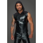 Noir Handmade H062 Hooded Shirt with 2-way Zipper S