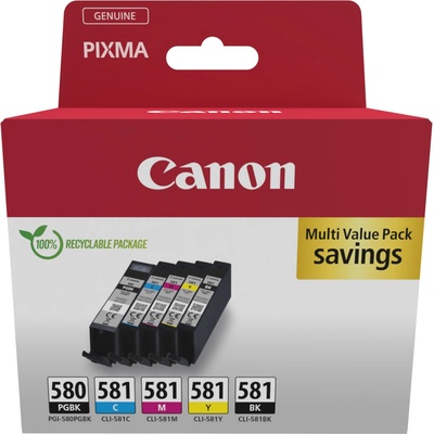 Canon PGI-580 / CLI-581 PGBK/C/M/Y/BK Multipack (2078C007)