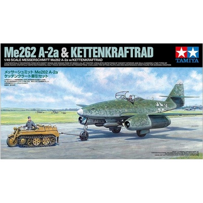 Tamiya Messerschmitt Me262 A 2a & Kettenkraftrad 1:48