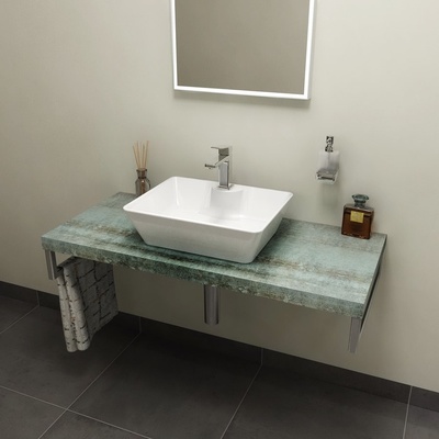 Sapho AVICE doska 70x50cm, Aquamarine AV076