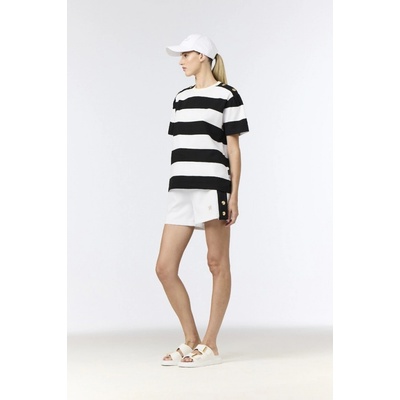 Goldbergh Tričko Lido Short Sleeve Top Black White