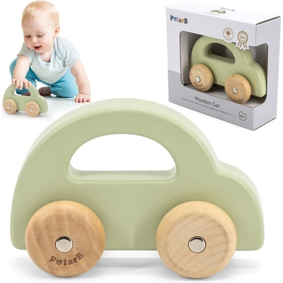 Viga Toys Dřevěné autíčko PolarB zelené