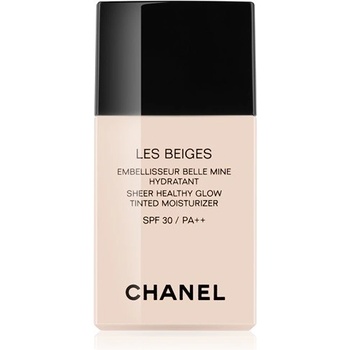 Chanel Les Beiges Sheer Healthy Glow Tinted Moisturizer tónovací hydratačný krém s rozjasňujúcim účinkom SPF30 30Deep 30 ml