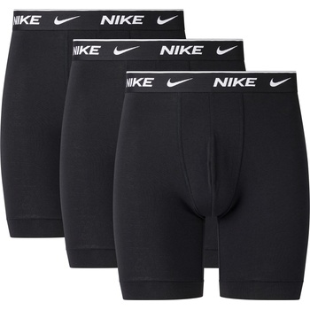 Nike Мъжки боксерки Nike 3 Pack Long Boxers Mens - Black