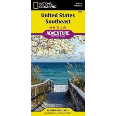 National Geographic Adventure Map United States, Southeast