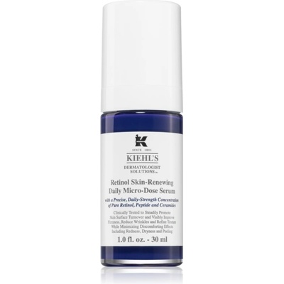Kiehl's Dermatologist Solutions Retinol Skin-Renewing Daily Micro-Dose Serum ретинолов серум против бръчки за всички видове кожа, включително и чувствителна за жени 30ml
