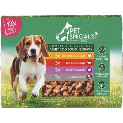 Pet Specialist Kousky v omáčce 12 x 100 g