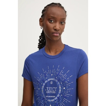 Juicy Couture Тениска Juicy Couture HERITAGE CROWN T-SHIRT в синьо JCGCT224013 (JCGCT224013.484)