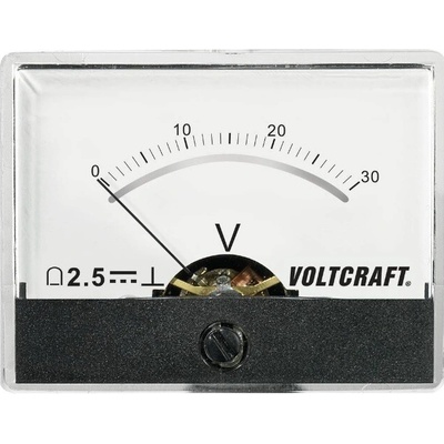 Voltcraft Panelové meradlo AM-60X46/30V/DC Zabudované meracie zariadenie AM-60X46/60V