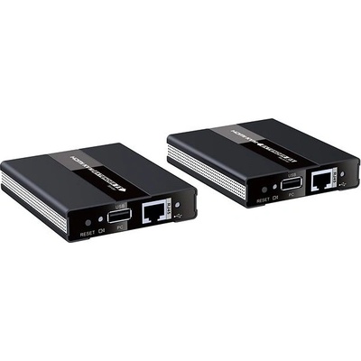 PremiumCord HDMI extender s USB na 60m přes jeden kabel Cat5/6, bez zpoždění khext60-4 – Zbozi.Blesk.cz