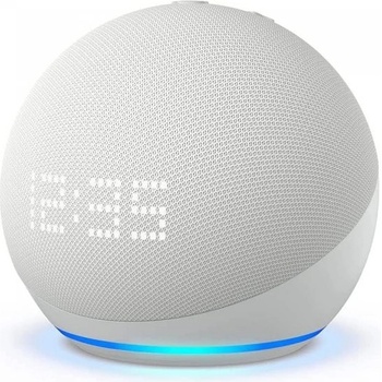 Amazon Echo Dot 5. Generácia s hodinami biela B09RX3QNLW