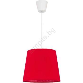 Duolla - Пендел SOLO 1xE27/40W/230V Ø 24 см червен (DU7204)