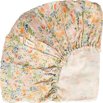 Cotton Hug Чаршаф с ластик Cotton Hug - Зайче, 60 x 120 cm (CH071)