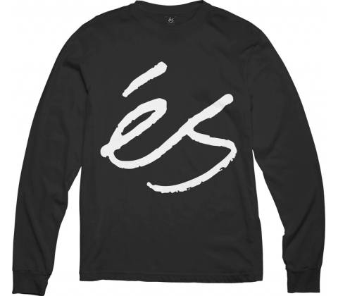 éS BIG SCRIPT LS TEE black