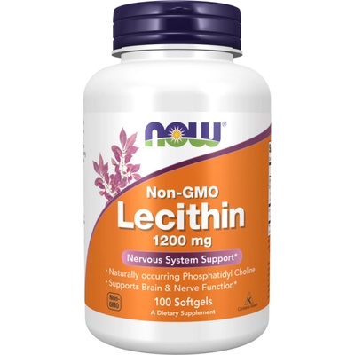 Now Foods Lecitin bez GMO 1200 mg 100 kapsúl