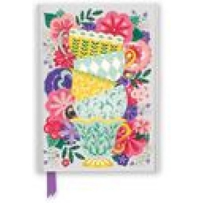 Flame Tree Publishing Jenny Zemanek: Teacups (Foiled Journal) | Flame Tree Publishing