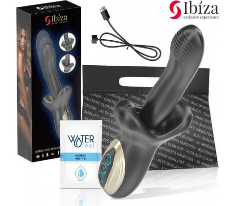 Ibiza powerful vibrator with thrusting and biting effect