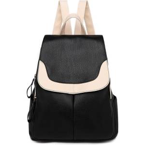 CHARON Дамска Раница Charon Bella, Черна, Различни цветове (ZYBP030-BLACK)