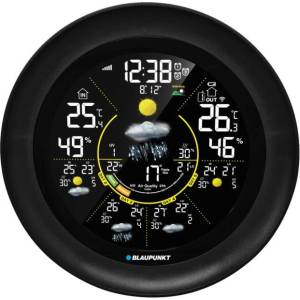 Blaupunkt WS65BK APP Метеорологична станция, черен (WS65BK APP)