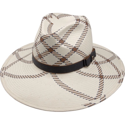 Letní klobouk TONAK Fedora Claudie 35024 bílý
