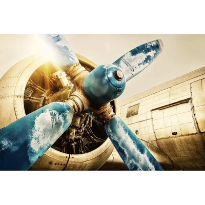 DIMEX ART Флизелинов фототапет стар самолет 375 x 250 см