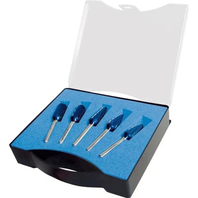 Karnasch 114926U | Sada frézok 12,0 mm, stopka 6 mm - 5 ks univerzálne ozubenie HP-3 nepovlakované