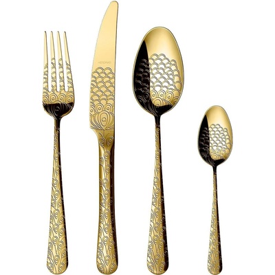 Herdmar (Португалия) Прибори за хранене HERDMAR PAVO позлатени - 24 части (Herdmar 251-3024-0117-200-0017)