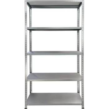 Image 1 of СТЕЛАЖ МЕТАЛЕН БОЛТОВ МОНТ. 5х65кг 195x100x40см ГАЛВАН (19510040565MEGL,954569)