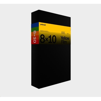 Polaroid DuoChrome film for 8x10 Black & yellow edition