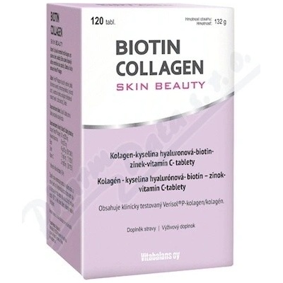 Vitabalans Biotin Collagen 120 tabliet
