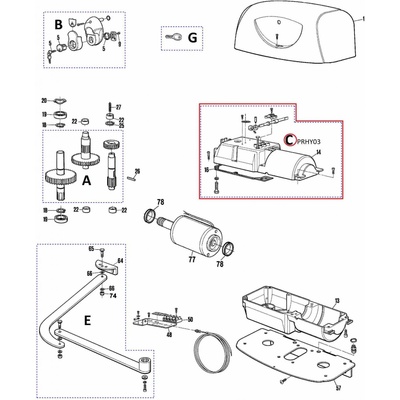 PRHY03 kit motora pre HYPPO