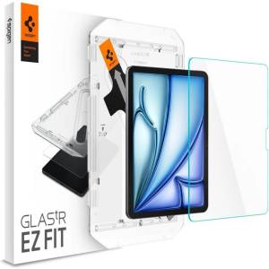 Spigen Стъклен протектор за дисплей на iPad Air 11 6 / 2024 от Spigen Glas. TR Ez Fit" - Прозрачен (8809971227384)
