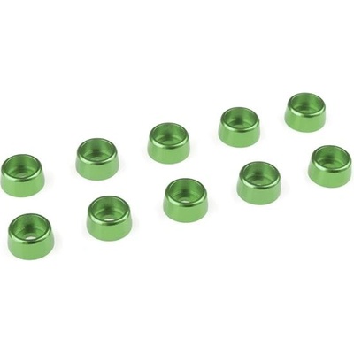 Revtec Подложка за цилиндрична глава M3/8mm алуминий зелена (10)