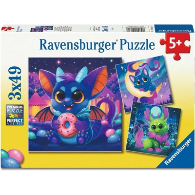 RAVENSBURGER Malá Diablica 3x49 dielov