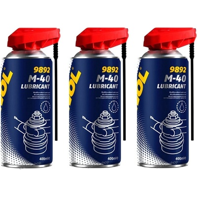 MANNOL 3бр X 400мл Спрей против ръжда и смазка MANNOL Anti Rost WD-40 (MN-9892-3)