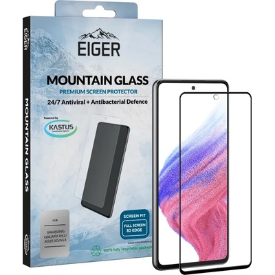 Eiger Eiger 3D GLASS Full Screen Tempered Glass Screen Protector for Samsung Galaxy A52 (EGSP00695)