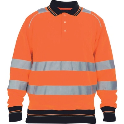 Cerva Knoxfield HV polo mikina oranžová
