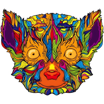 HARAHU Дървено пъзел - Lemur / L KP21962 (21962)