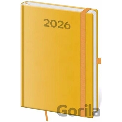 Helma A5 Týdenní 2026 Print Pop žlutý