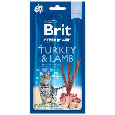 Brit Premium by Nature Cat Sticks with Turkey & Lamb 3 ks