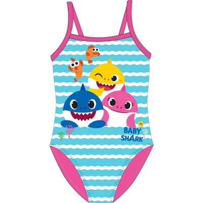 Dievčenské plavky Baby Shark tyrkysová