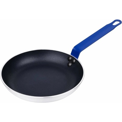 Gastrofans Hliníková pánev Hygiplas s povrchem Teflon Platinum Plus a modrou rukojetí - Ø 24 cm, 1,4 l