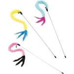 Ferplast Cat Toy - Котешка играчка във форма на въдица с перца, 90см