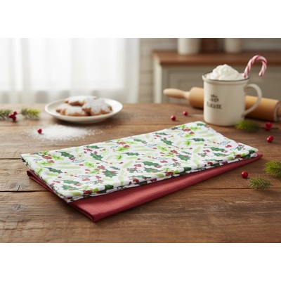 BBK FESTIVE FEAST 45x65 cm 2ks cesmína/červená