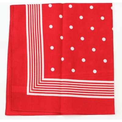 ETEX Dětský bavlněný šátek 55 x 55 cm puntík - červený – Sleviste.cz