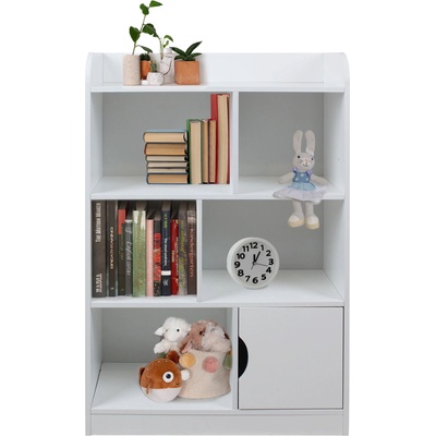 Ginger Home Детска етажерка с 4 нива Ginger Home - Бяла (TF5473)