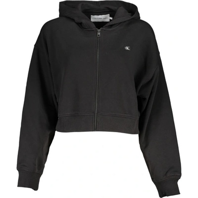 Calvin Klein Дамски суитшърт с цип calvin klein, Цвят Черен (j20j222885_nebeh)